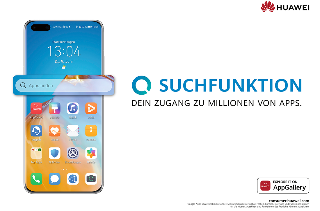 HUAWEI Suchfunktion 